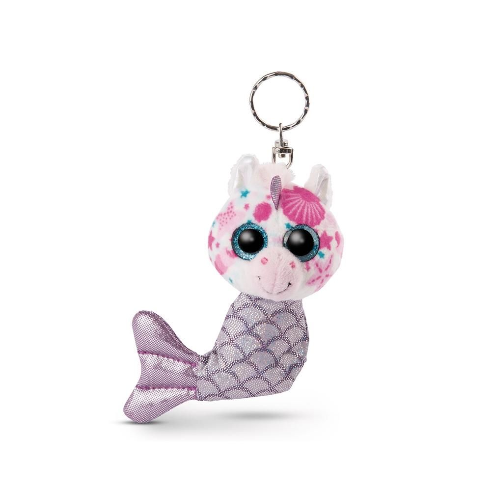 NICI Glubschis Pearlie sellő unikornis plüss kulcstartó, 11 cm