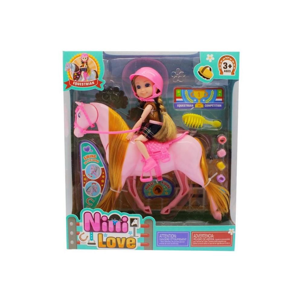 Nini Love baba paripával és lovas kiegészítőkkel (többféle)