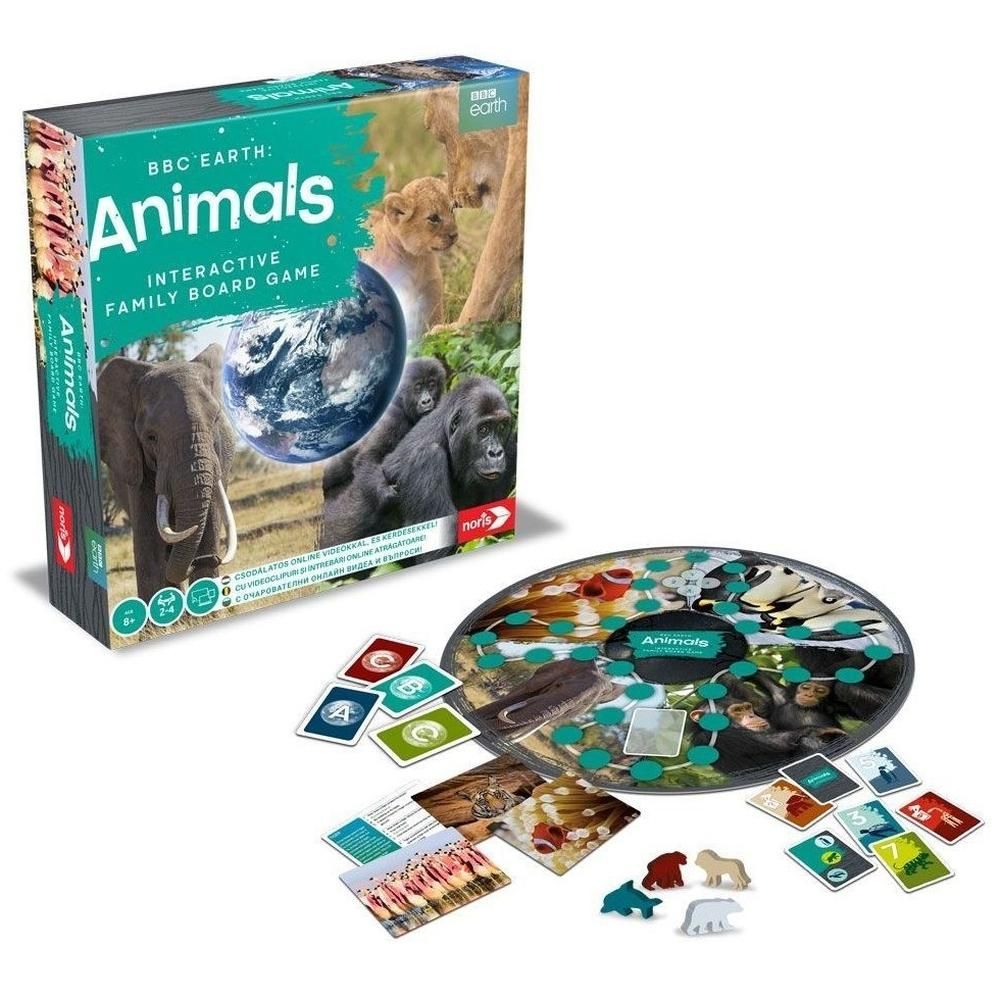 Noris BBC Earth Animals Interaktív családi társasjáték