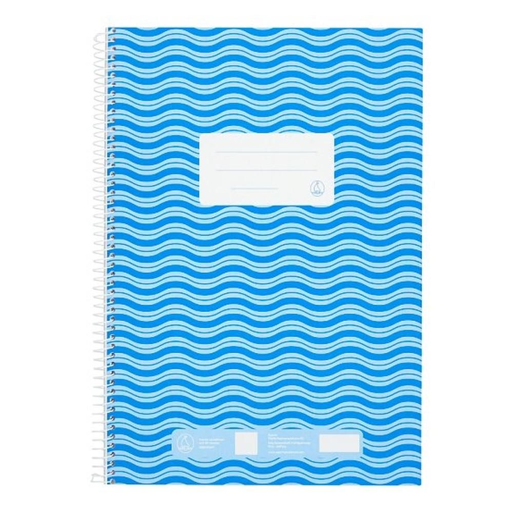 Novum vonalas spirál füzet A/4, 80 lapos