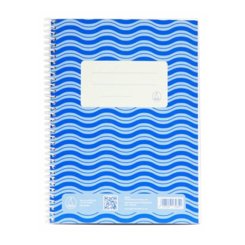 Novum vonalas spirál füzet A/5, 80 lapos