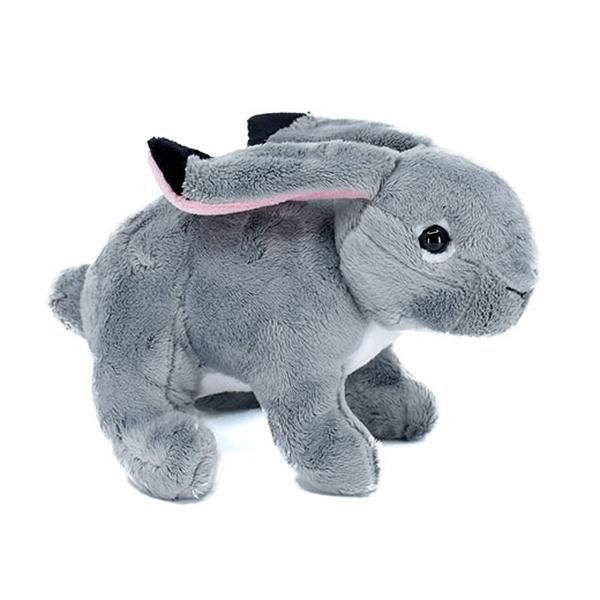 Nyuszi szürke plüss 19 cm