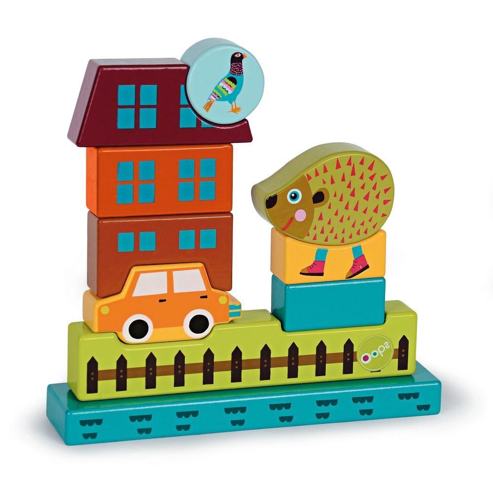 Oops Mágneses fa építőjáték - Pic