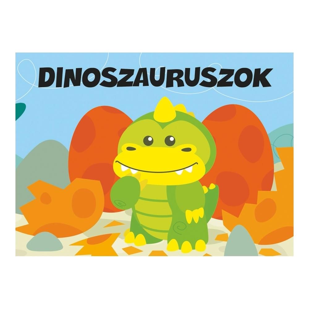 Pancsolókönyv szivaccsal - Dinoszaurusz