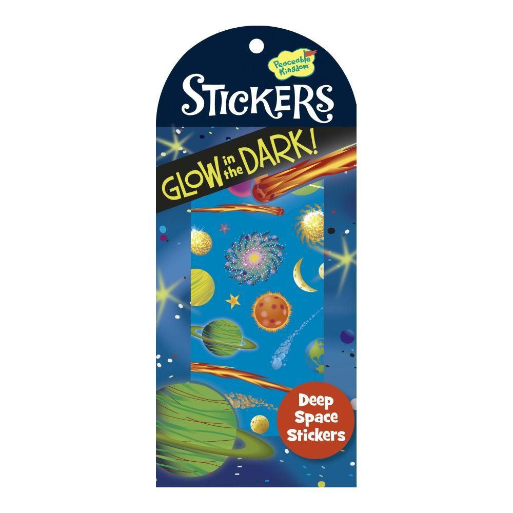 Peaceable Kingdom Fluoreszkáló matrica - bolygók