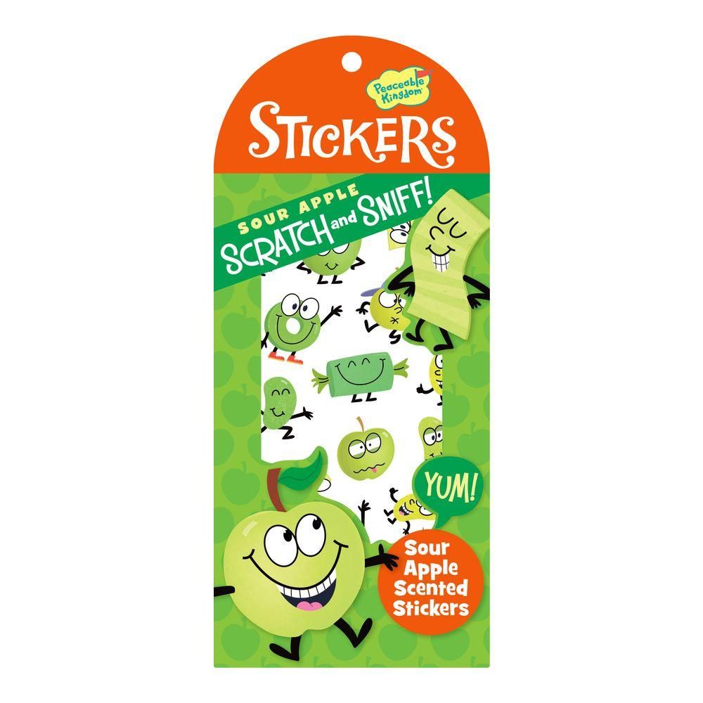 Peaceable Kingdom Illatos matrica - zöld alma