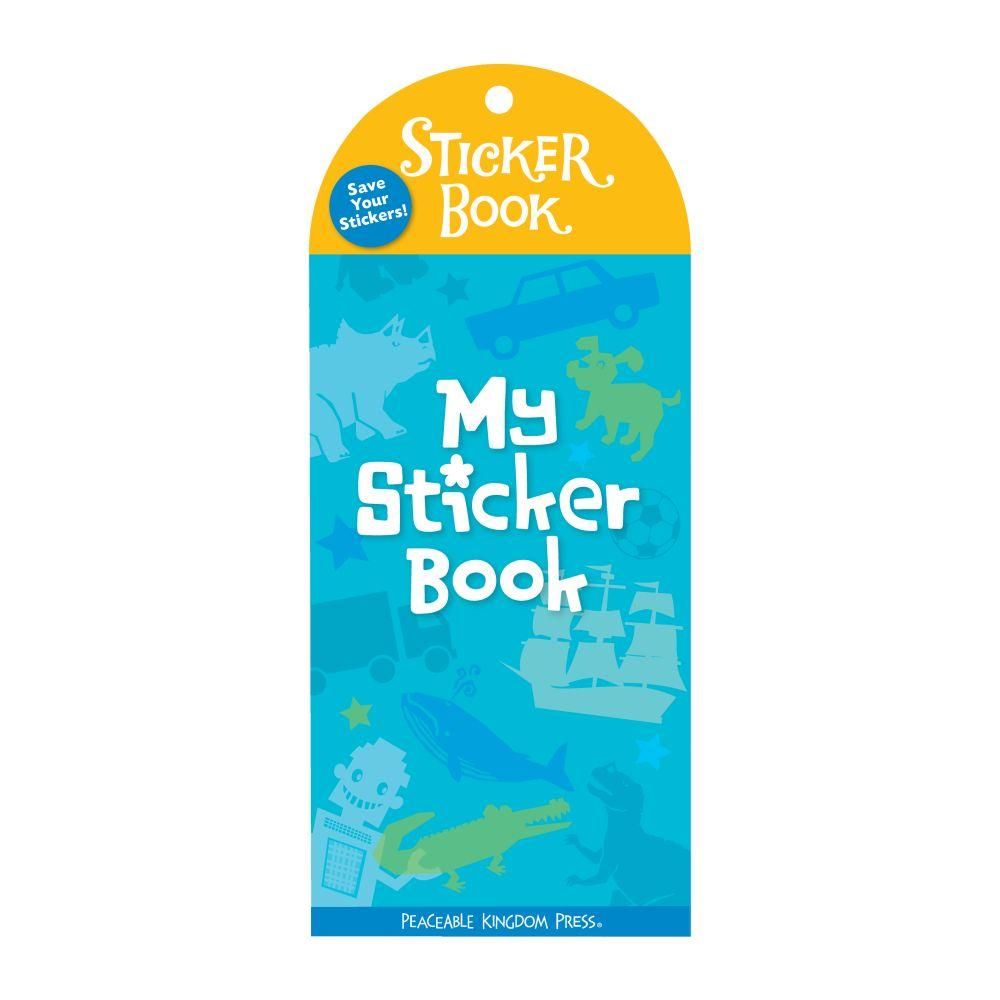 Peaceable Kingdom Matrica gyűjtő füzet kék