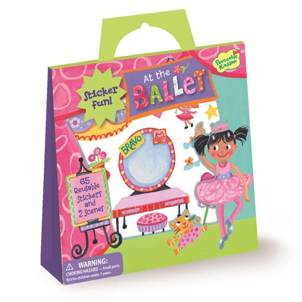 Peaceable Kingdom Matrica szett - balett terem