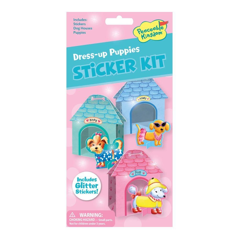 Peaceable Kingdom Matrica szett - öltöztesd fel a kutyust