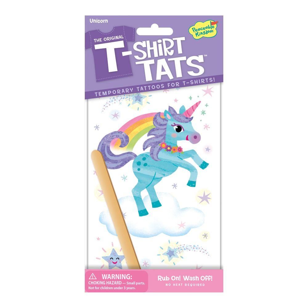 Peaceable Kingdom Póló matrica - unikornis 