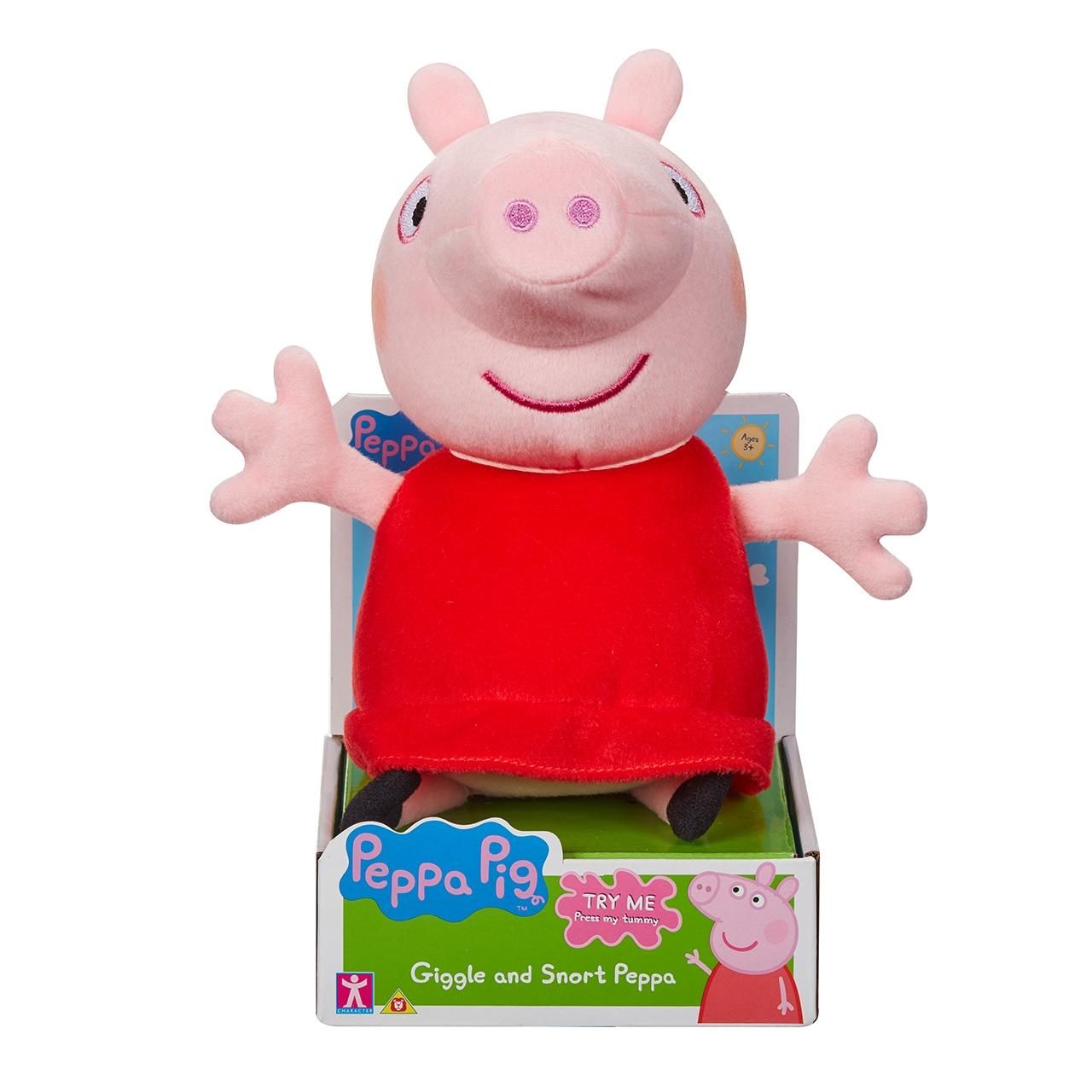 Peppa Malac - Kacagó-horkantó Peppa plüss