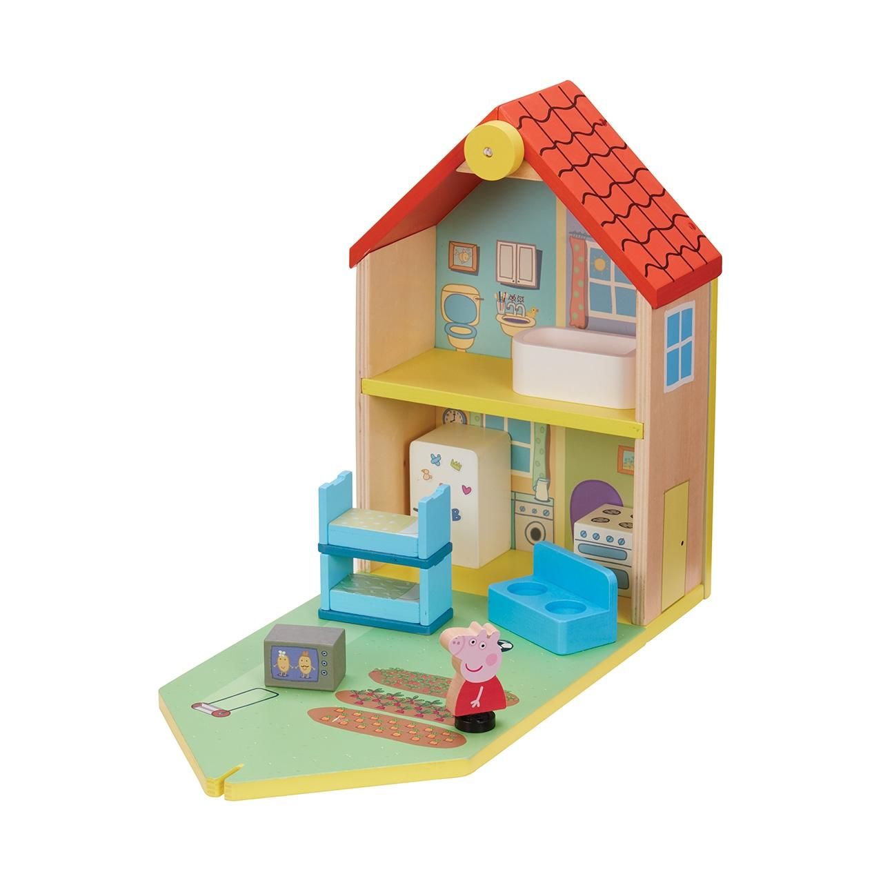 Peppa malac fajáték - ház és Peppa