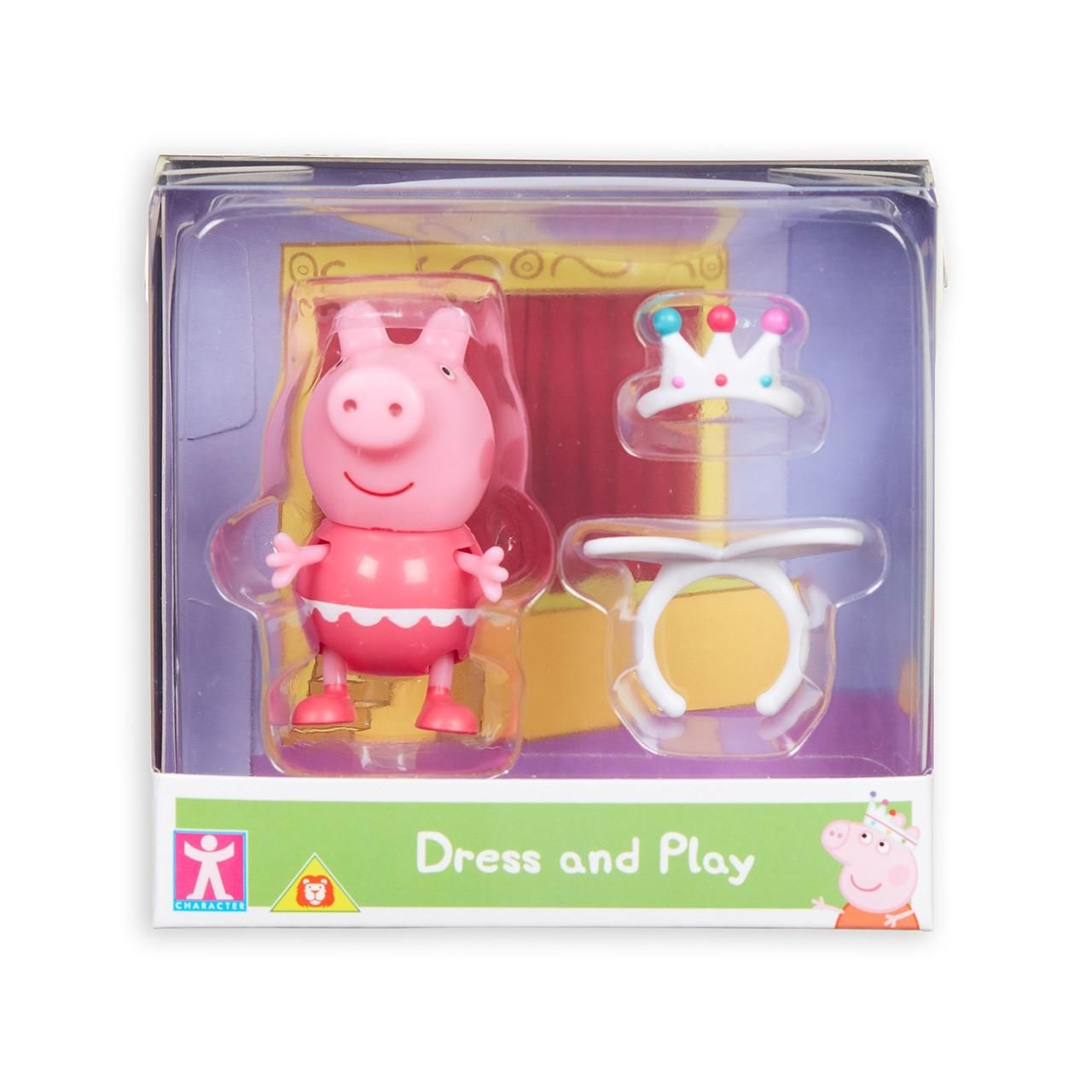Peppa malac figura jelmez kiegészítővel - Peppa balerina