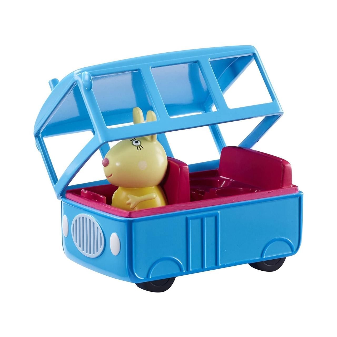 Peppa malac iskolabusz figurával