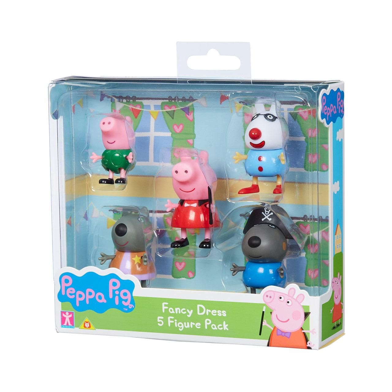 Peppa malac jelemzbál 5 darabos figura készlet
