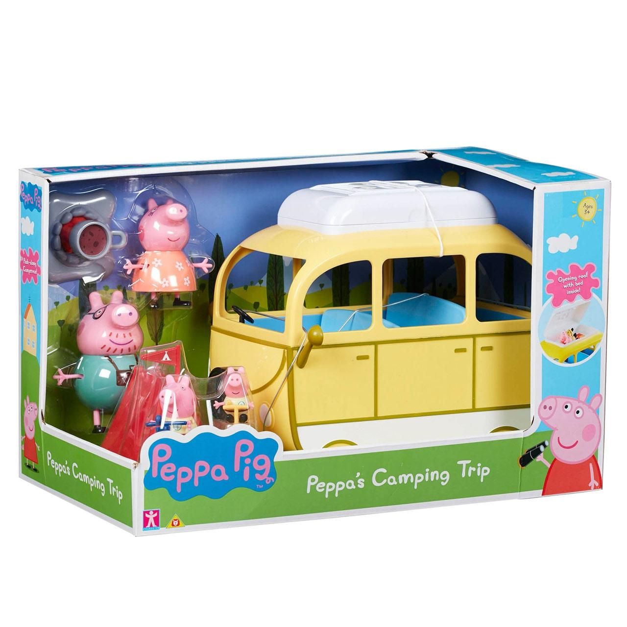 Peppa malac nagy lakókocsi 4 figurával