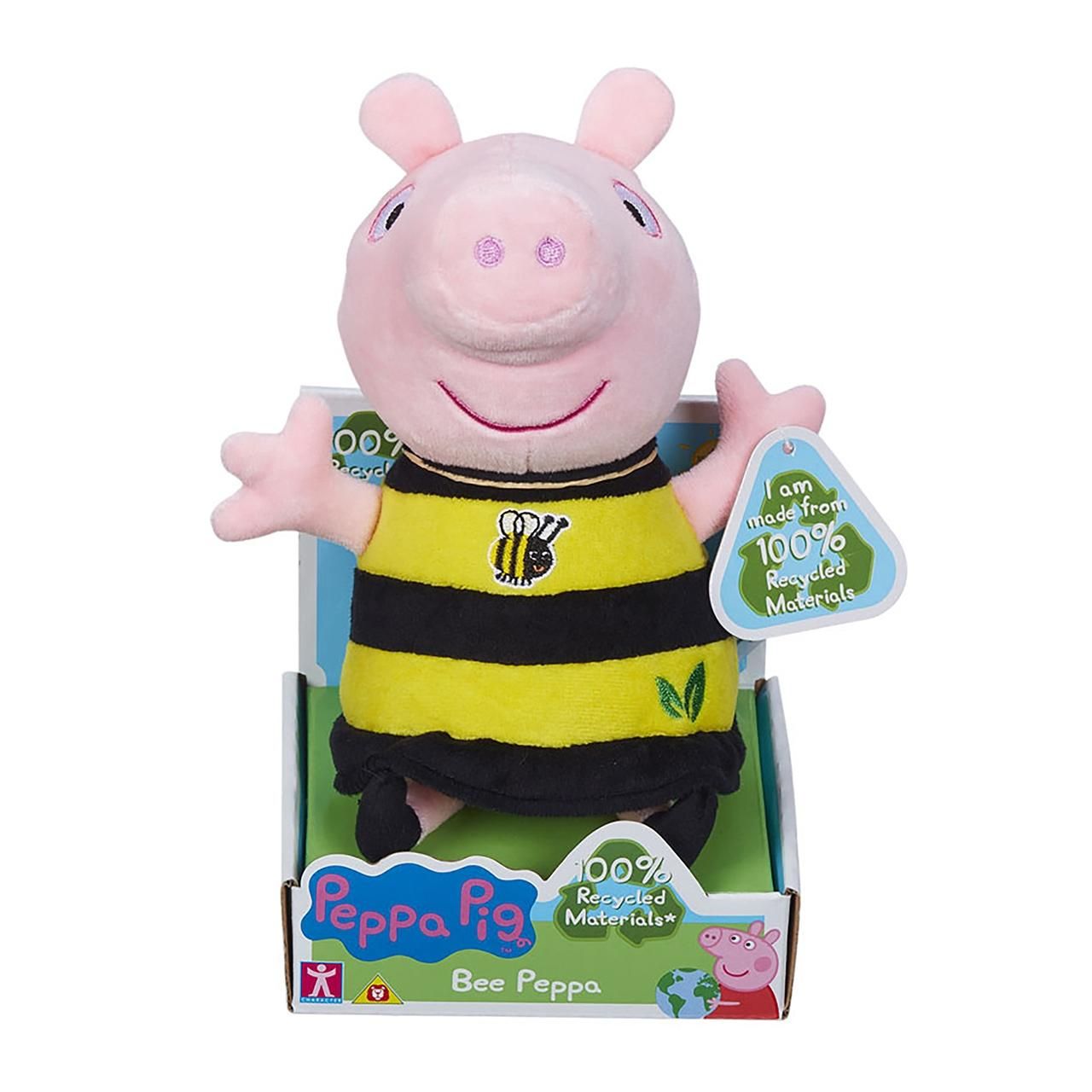 Peppa malac Peppa plüss méhecske jelmezben, 20 cm