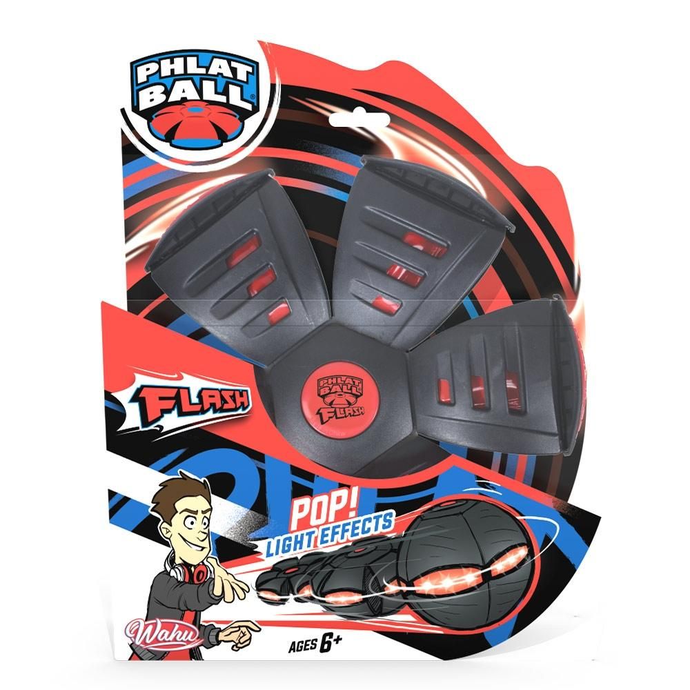 Phlat Ball Flash frizbilabda (piros-fekete)