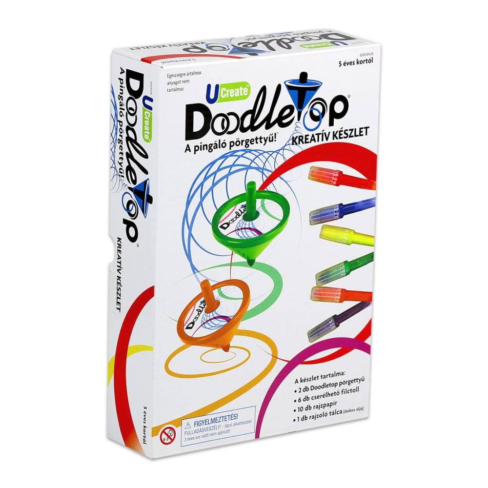 Pingáló Pörgettyű - Doodletop design szett
