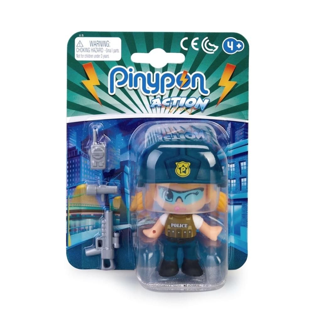 Pinypon Action Rendőr figura fegyverrel
