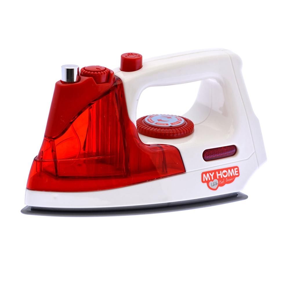 Piros-fehér játék vasaló fénnyel és hanggal