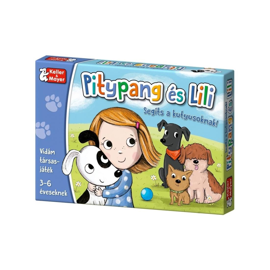 Pitypang és Lili - Segíts a kutyusoknak! társasjáték