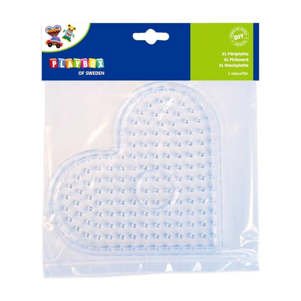 Playbox Forma XL, átlátszó - szív