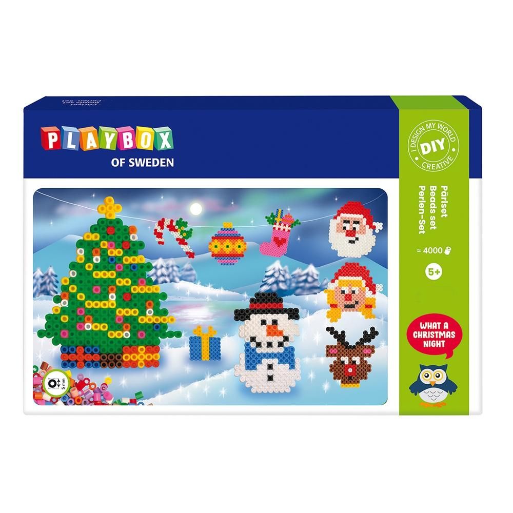 Playbox Gyöngykép készítő - Karácsony, 4000 db gyönggyel