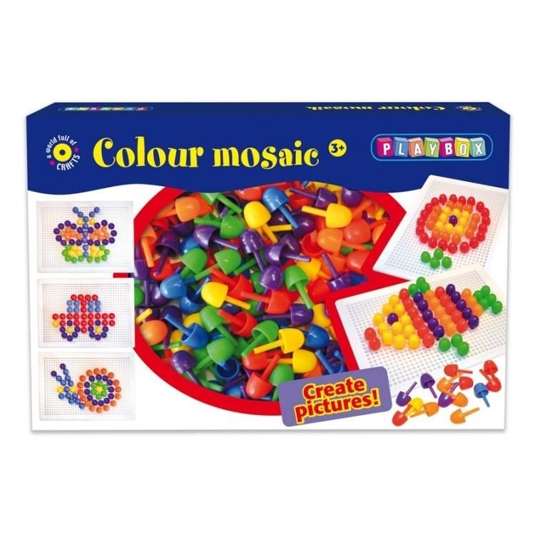 Playbox Kreatív szett - színes mozaik
