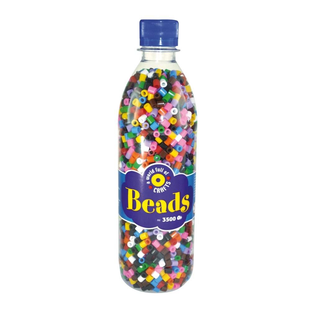 Playbox Palack vasalható gyöngyökkel, 3500 db, 10 szín