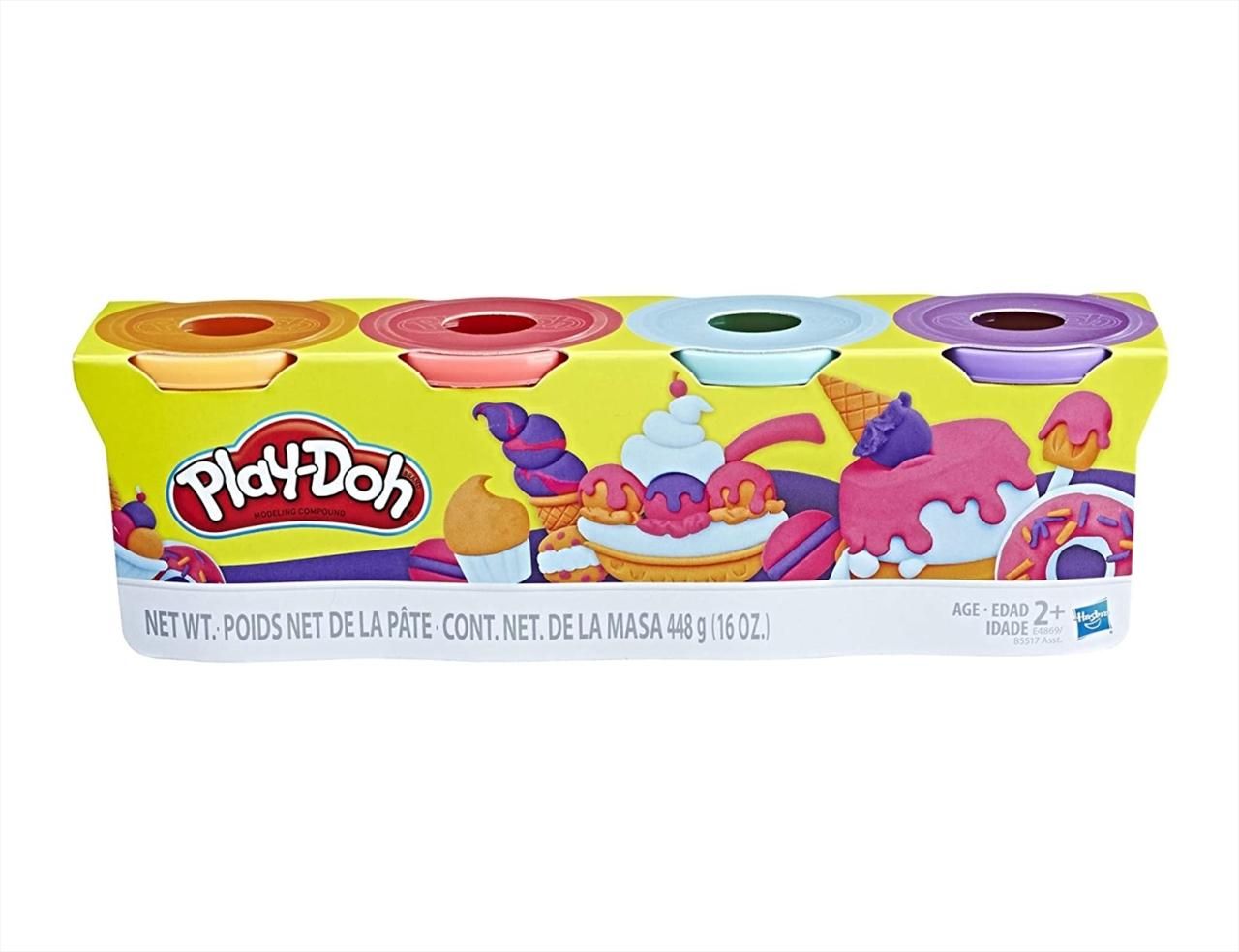 Play-Doh 4 db-os gyurma készlet - édes színek