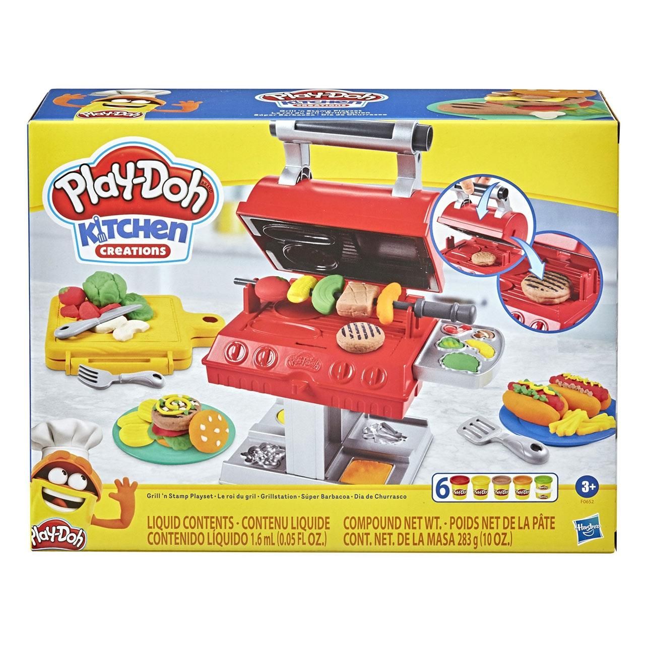 Play-Doh Barbecue grill játékkészlet gyurmával