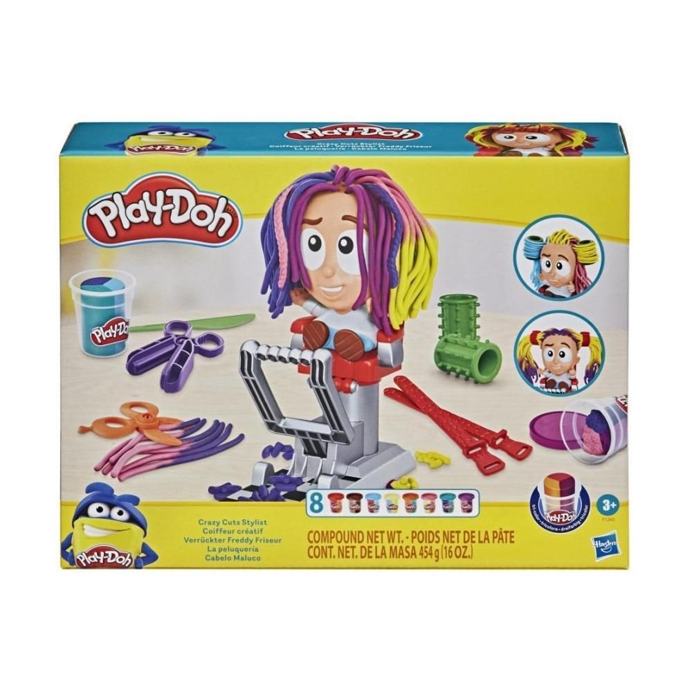 Play-Doh Őrült frizurák hajszalon gyurma készlet