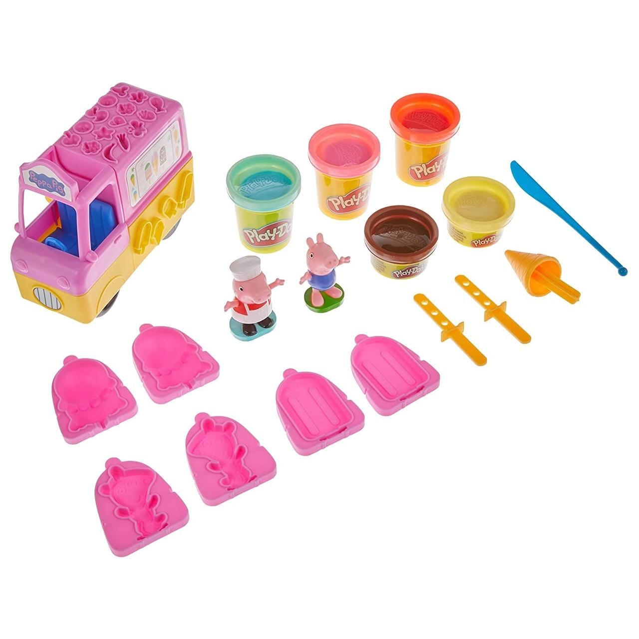 Play-Doh Peppa malac fagylaltos kocsija játékkészlet gyurmával