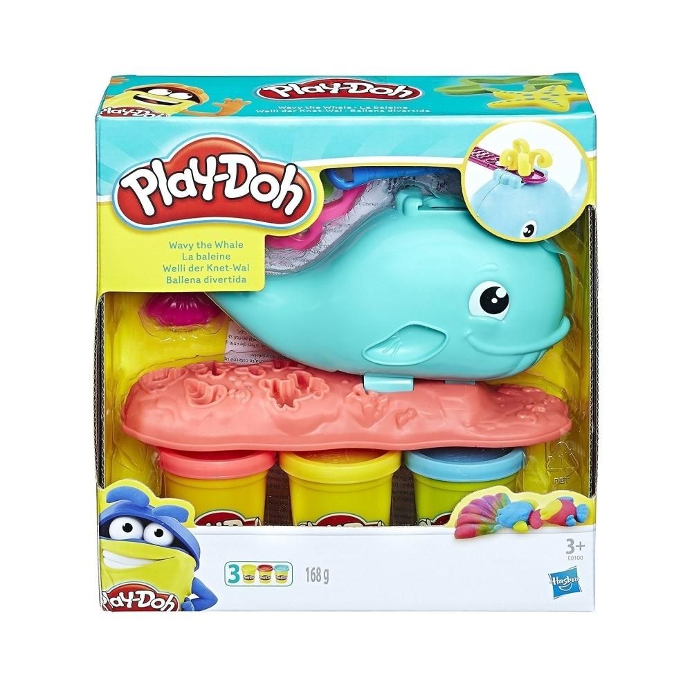 Play-Doh Wavy, a bálna gyurma készlet