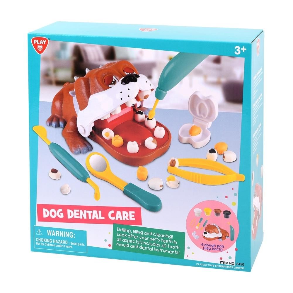 Playgo Gyurmakészlet kutyusos fogdoki