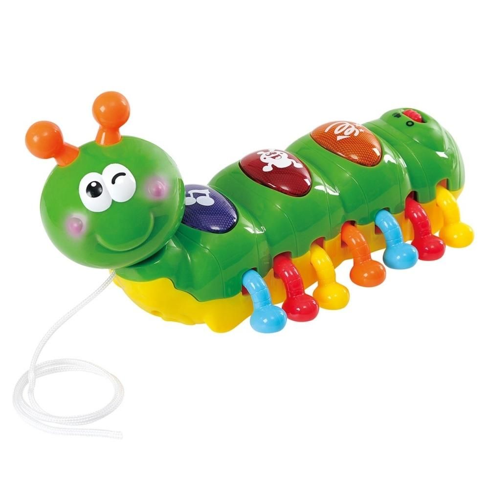 Playgo Húzható, zenélő bébi hernyó
