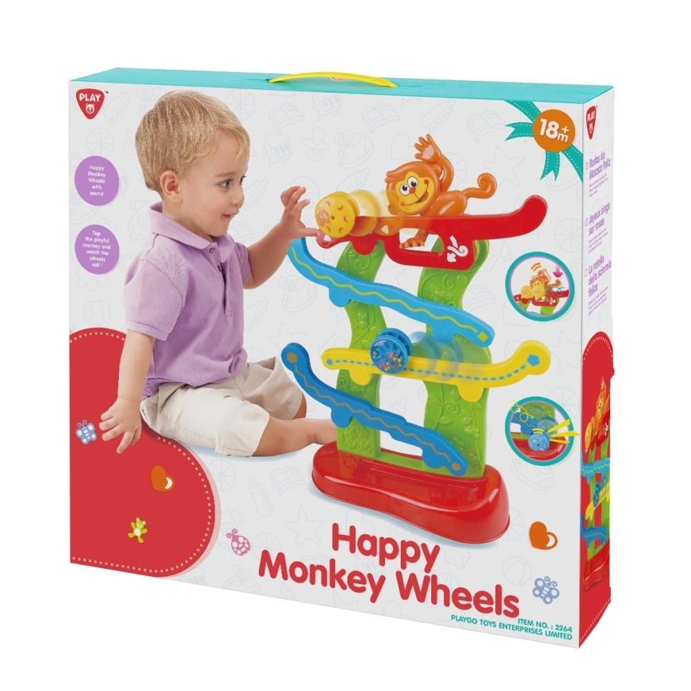 Playgo Mókás majmos golyópálya