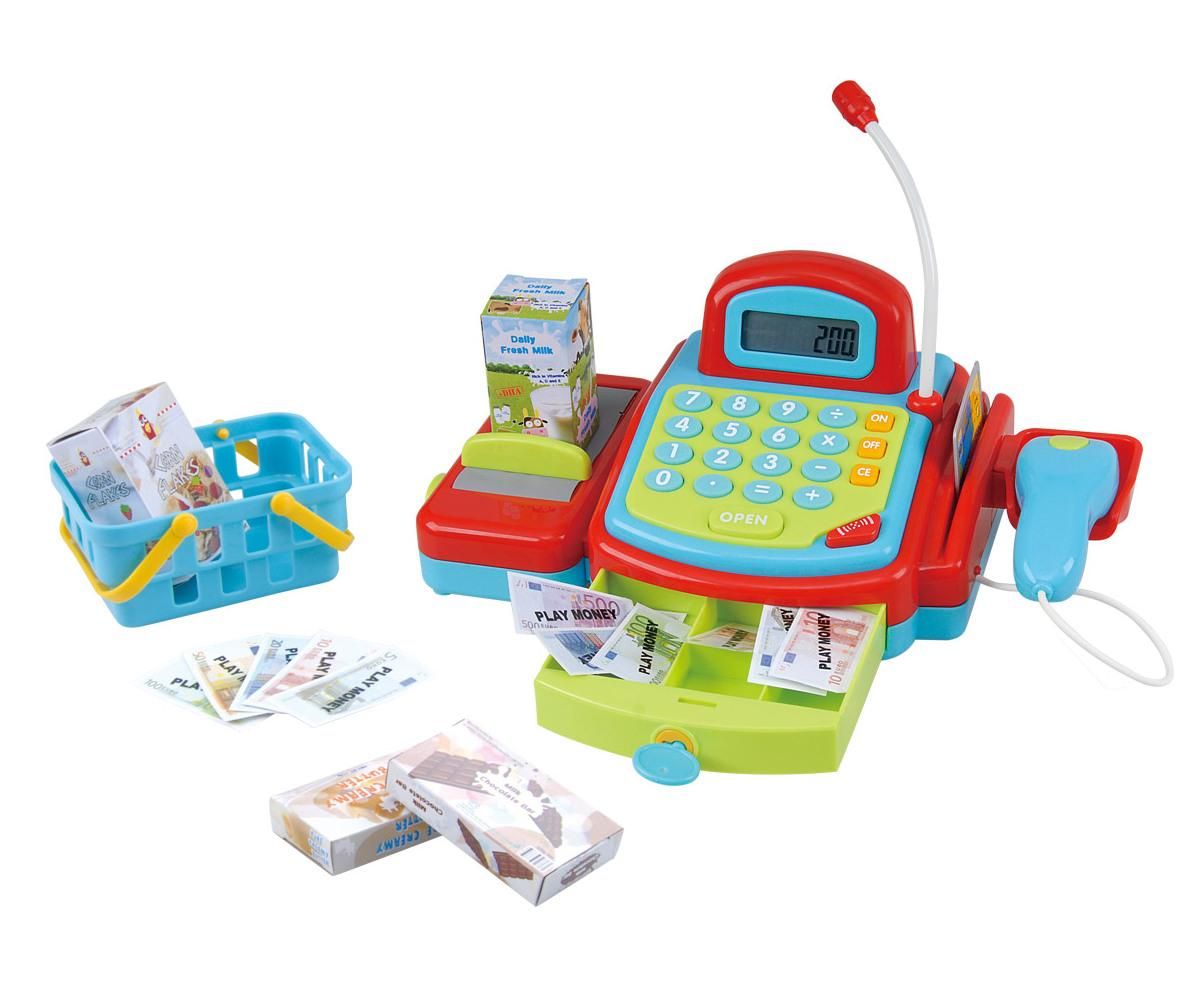 Playgo Pénztárgép szett kosárral, mikrofonnal