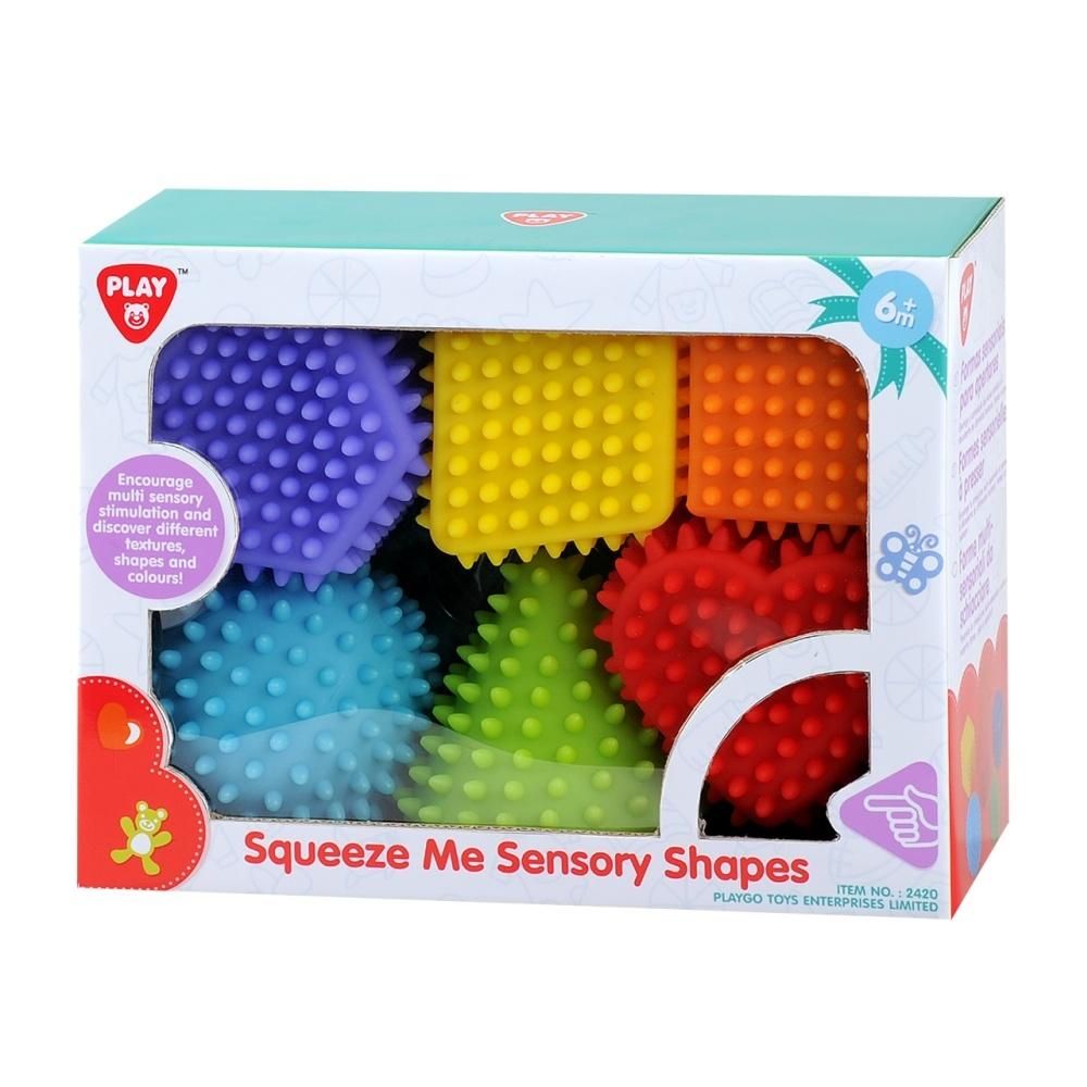 Playgo Puha szivárvány formák