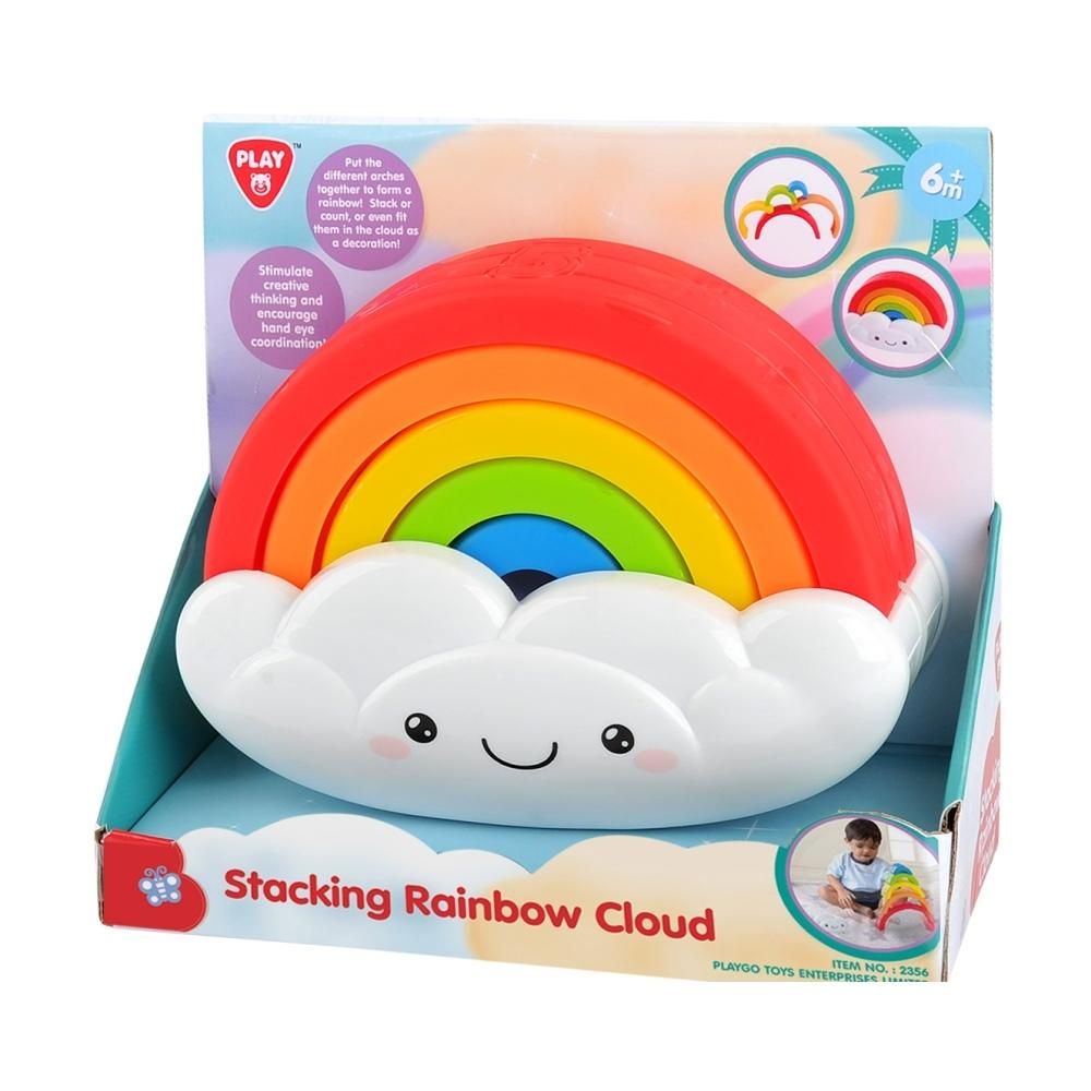 Playgo Szivárványos vidám felhő bébijáték