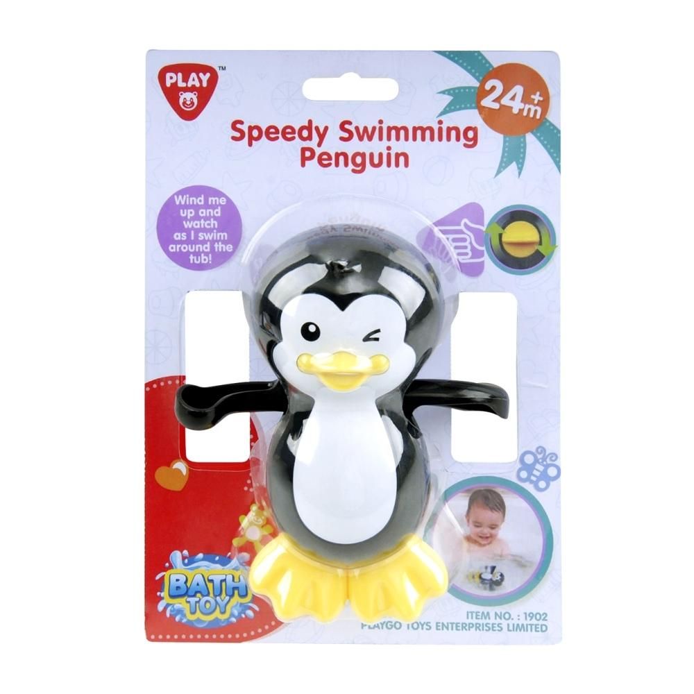 Playgo Vidám úszó bébipingvin fürdőjáték