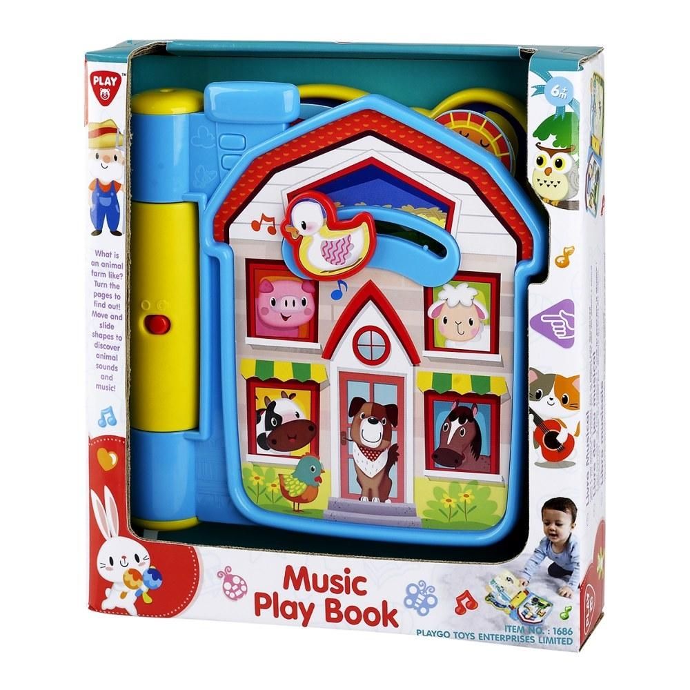 Playgo Zenélő állatos képeskönyv