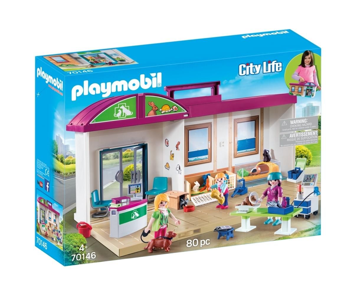 PLAYMOBIL® 70146 Hordozható állatklinika