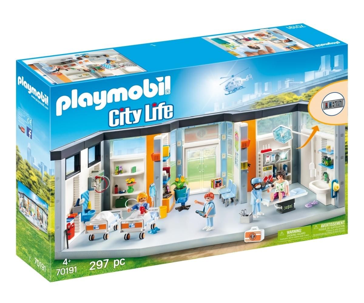 PLAYMOBIL® 70191 Berendezett kórházi szárny