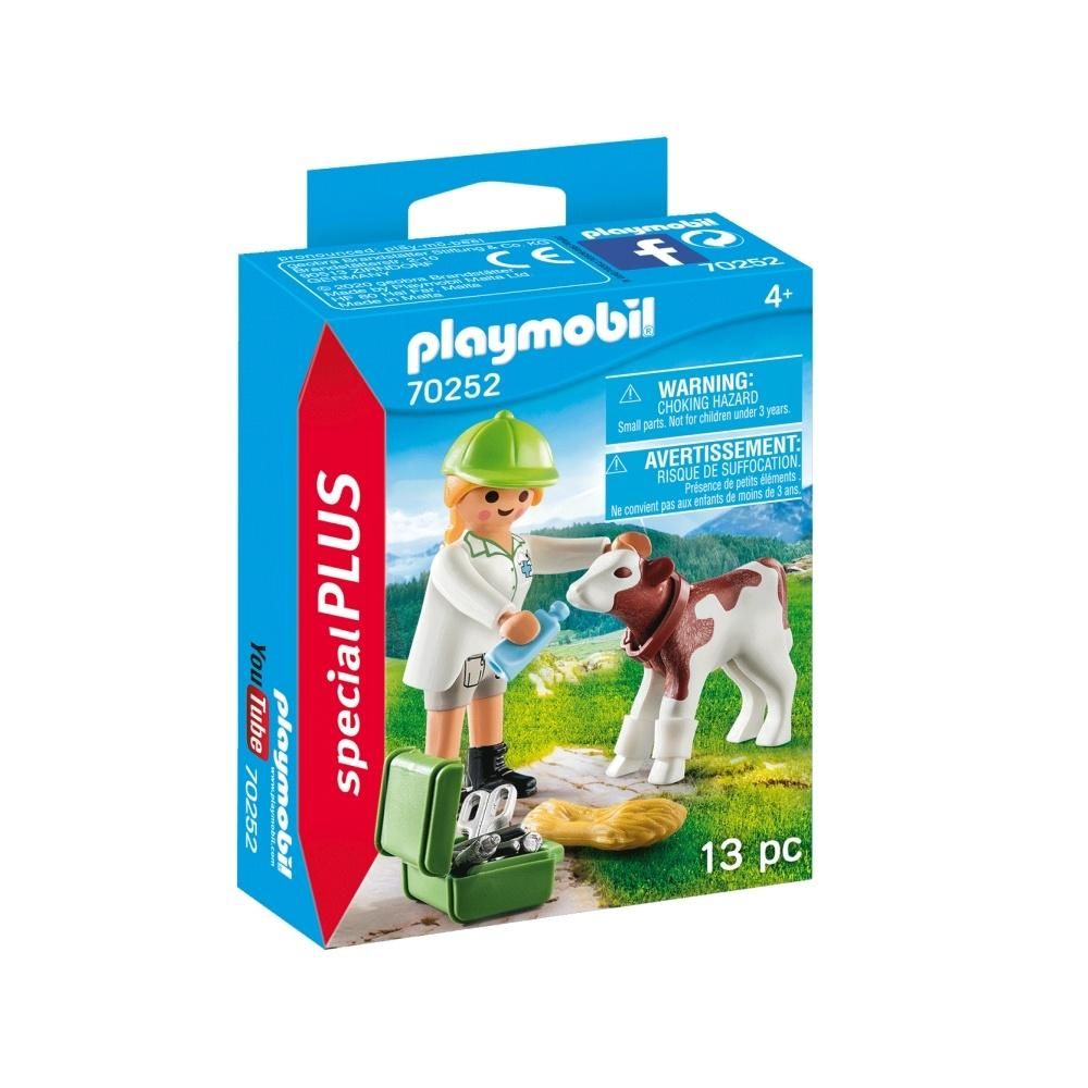 PLAYMOBIL® 70252 Állatorvosnő kisborjúval