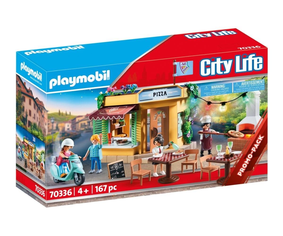 PLAYMOBIL® 70336 Pizzéria kerthelyiséggel