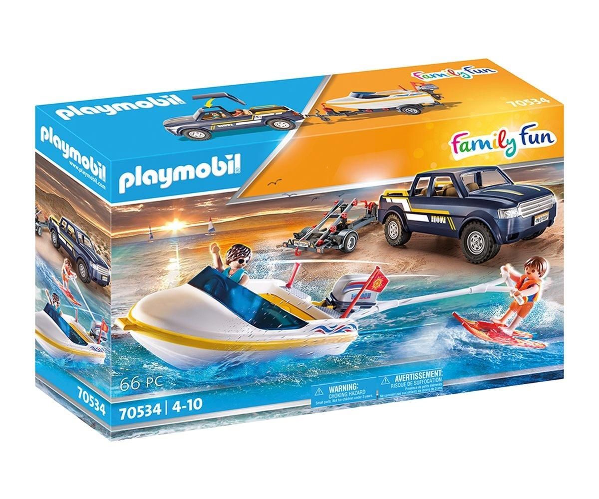PLAYMOBIL® 70534 Pick-up utánfutóval és csónakkal