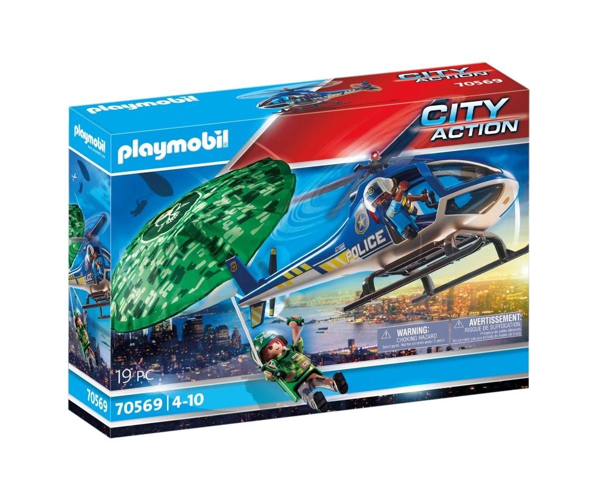 PLAYMOBIL® 70569 Rendőrségi helikopter: Ejtőernyős-üldözés