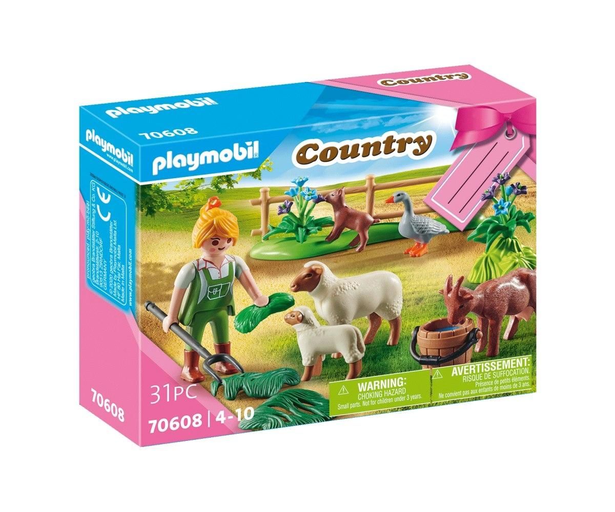 PLAYMOBIL® 70608 Ajándékszett "Farmerlány legelésző állatokkal"